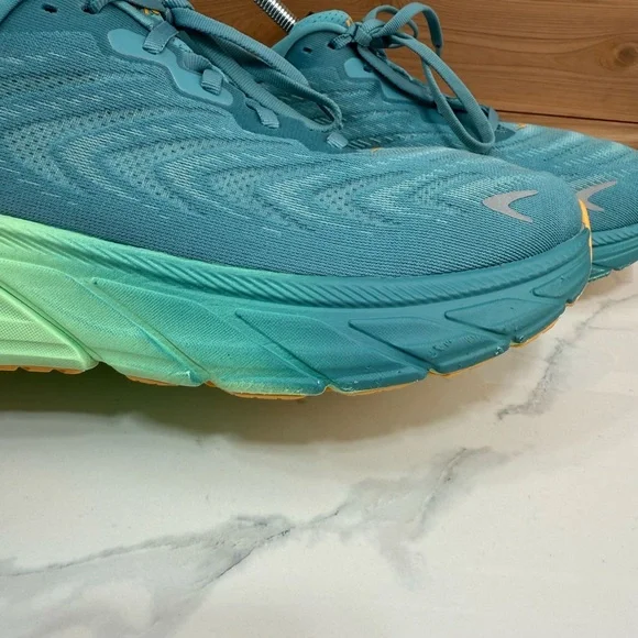 Hoka One One Arahi 6 Men's Running Shoes Walking Gym Size 9.5D Ocean Mist Lime - Picture 6 of 13